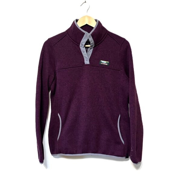 LL Bean Women's Pullover - Eggplant, Size:  Small R - Picture 1 of 5